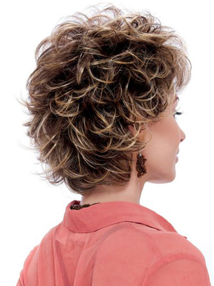 Short Layered Cut Slight Flip Back Wig