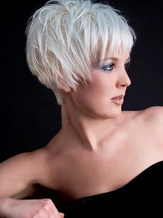 Short Hair Fashion Trend Synthetic Wig - Click Image to Close