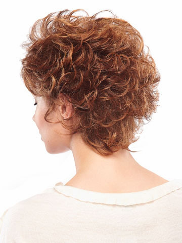 Loosely Layered Rich Curls Short Wig