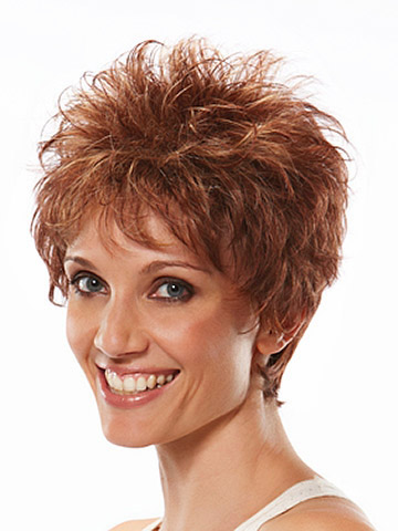 Popular Spikey Layered Lightweight Short Wig - Click Image to Close