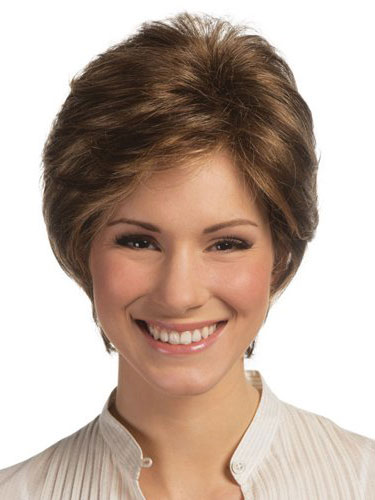 Short Remy Human Hair Front Lace Wigs