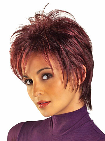 Synthetic Short Pixie Cut Wig - Click Image to Close