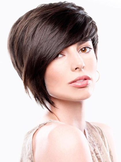 2013 New Fashion 100% Human Hair Wig - Click Image to Close