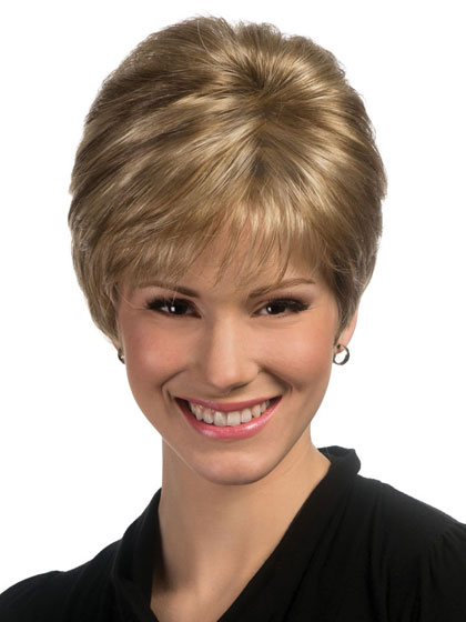 Modern Capless Synthetic Short Wig