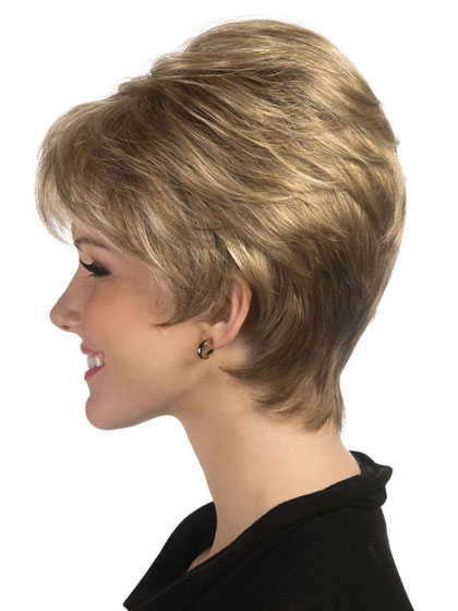 Modern Capless Synthetic Short Wig