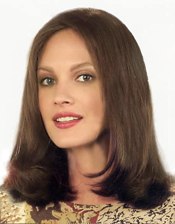 100% Remy Huamn Hair Medium Wig - Click Image to Close