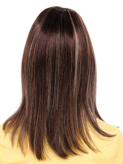 100% Remy Human Hair Mono Wig