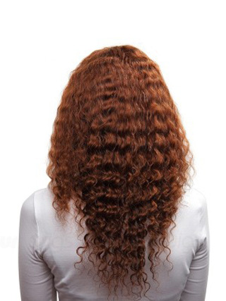 Beautiful Long Curly Human Hair Wig