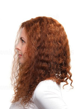 Beautiful Long Curly Human Hair Wig