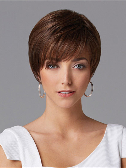 Nice Short Straight Human Hair Wig