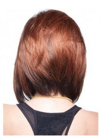 Short Straight Pretty Human Hair Bob Wig