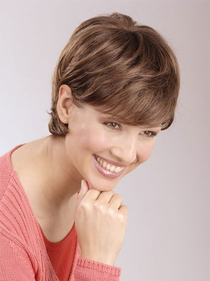 Short Front Lace Remy Human Hair Wig