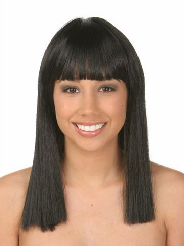 Straight Black Human Hair Wig