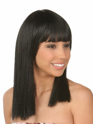 Straight Black Human Hair Wig