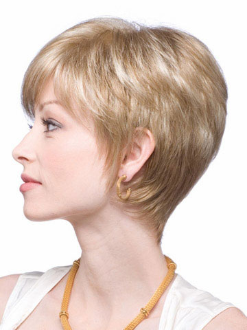 Short Textured Human Hair Wig