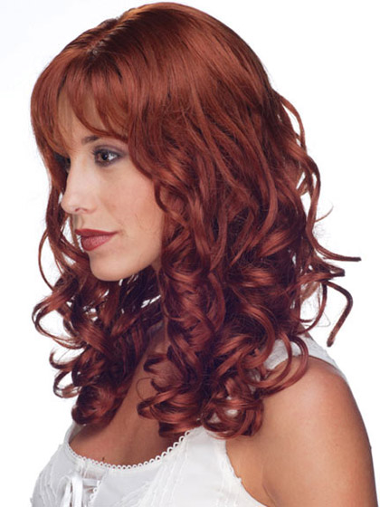 Long Curly Full Lace Remy Human Hair Wig - Click Image to Close