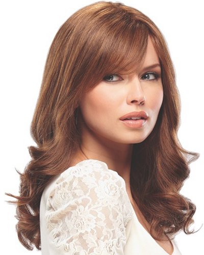 100% Human Hair Lace Front Long Wig - Click Image to Close