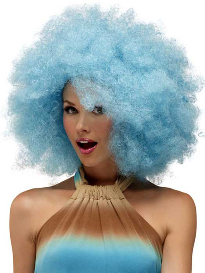 Fro Shoulder Length Curly Cosplay Wigs