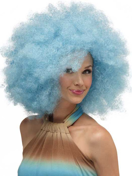 Fro Shoulder Length Curly Cosplay Wigs