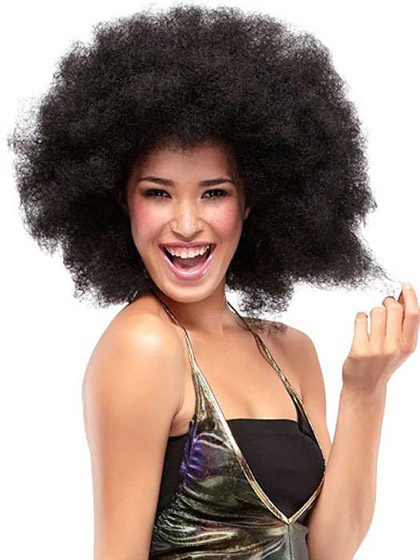 Fro Shoulder Length Curly Cosplay Wigs