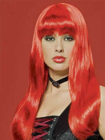 Extra Long Silky Straight Party Wigs - Click Image to Close