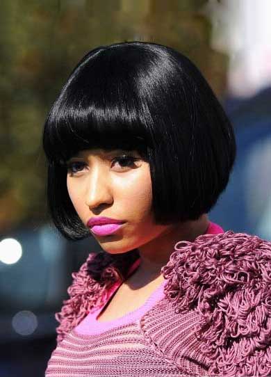 Nicki Minaj Black Bob 2011 BET Awards Wig - Click Image to Close