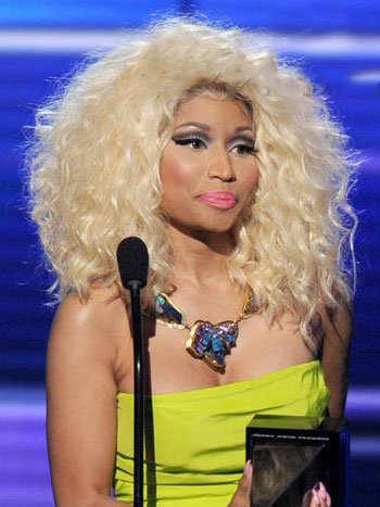 Top Quality Nicki Minaj'S Gorgeous Fluffy Style Medium Curly Che