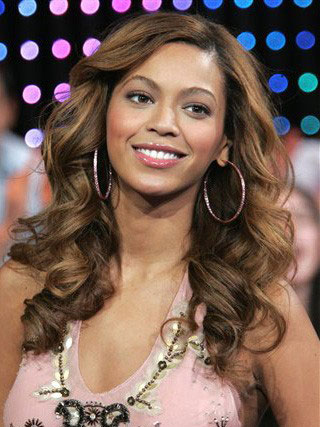 Beyonce Synthetic Long Roller Set Curls Wig - Click Image to Close