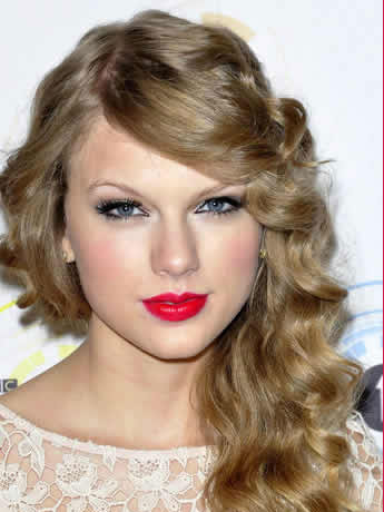 Taylor Swift Gorgeous Wavy Remy Human Hair Wig