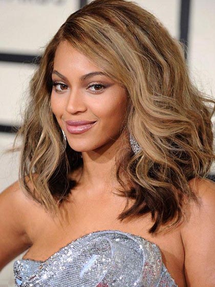 Beyonce Knowles Fabulous Hairstyle Wavy Lace Wig - Click Image to Close