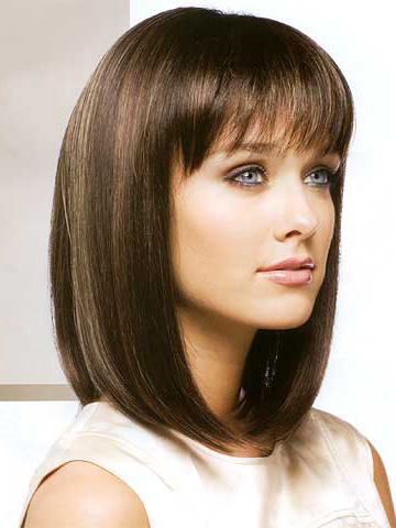 Hand-Sewn Mid-Length Bob Wig