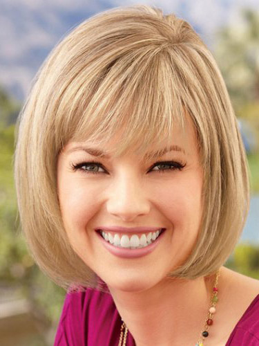 Mid-length Synthetic Lace Front Bob Wig