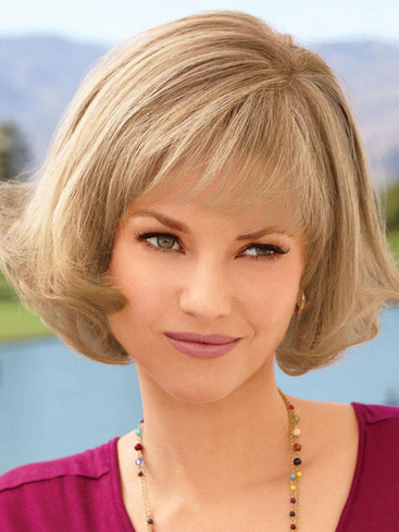 Mid-length Synthetic Lace Front Bob Wig