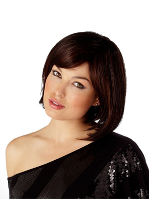 Styleable heat-friendly synthetic hair Bob wig - Click Image to Close