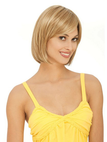 Natural Straight Human Hair Medium Length Layered Bob