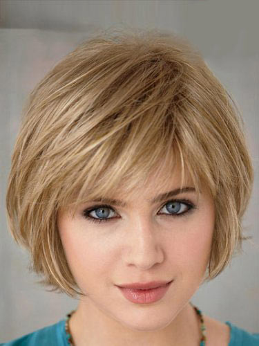 Charming Short Straight Bob Wig - Click Image to Close