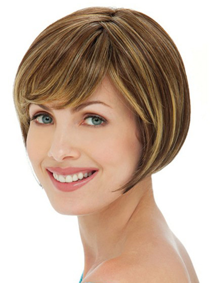 Sliky chin length layered Bob Wig