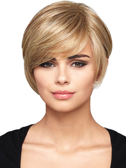 Synthetic Capless Forward Bob Wig