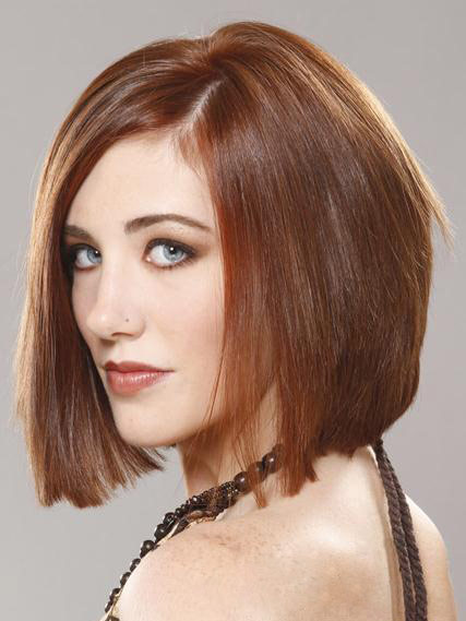 Medium Straigh Lace Front 100% Human Hair Bob Wig