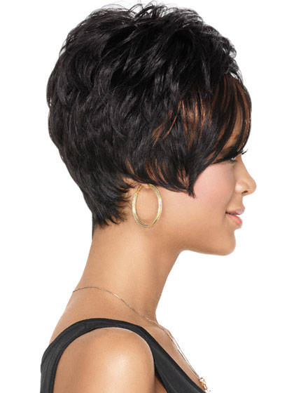 Short Dramatic Synthetic Wig