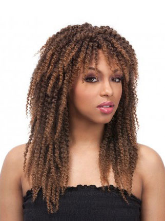 Curly Heat Friendly Synthetic Wig