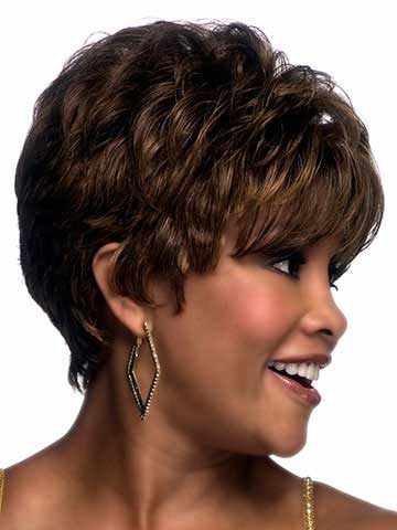 6" Cropped Wavy Capless Synthetic Wig