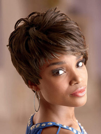 Nadia Short Capless Synthetic Hair Wig