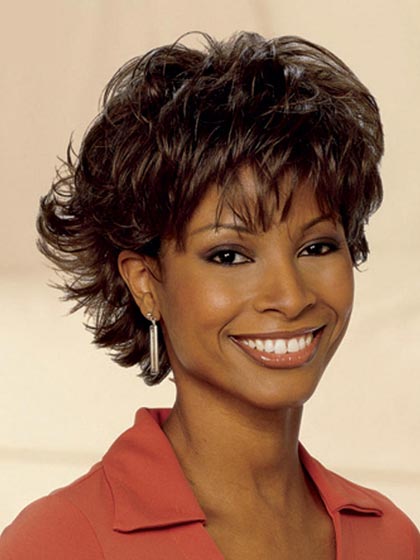 Synthetic Curly lace front Short Length Wig - Click Image to Close