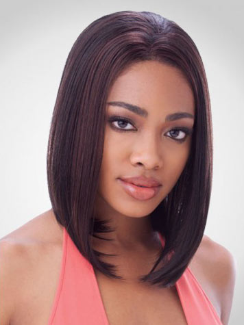 Alicia Sleek Straight Synthetic Wig - Click Image to Close