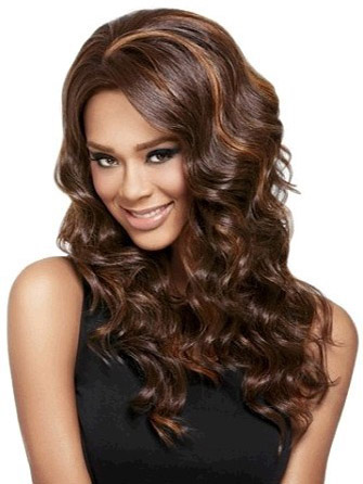 Long Wavy Synthetic Lace Front Wig