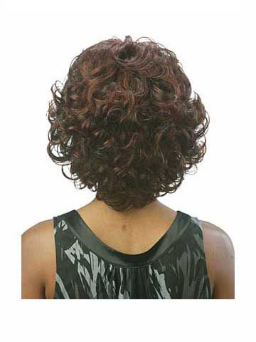 Curly Layered Style Synthetic Capless Wig