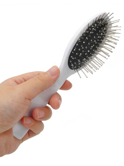 Silver Flat Brush