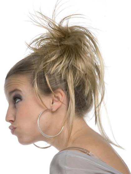 Scrunchie Style Synthetic Wrap - Click Image to Close