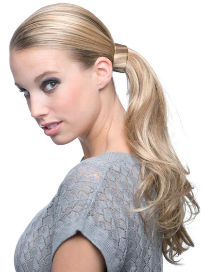 12" Shag Wavy Synthetic Ponytail - Click Image to Close